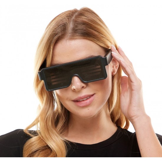Green Light-Up Shutter Shades