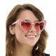 Pink Gem Heart Sunglasses Pink Gem Heart Sunglasses