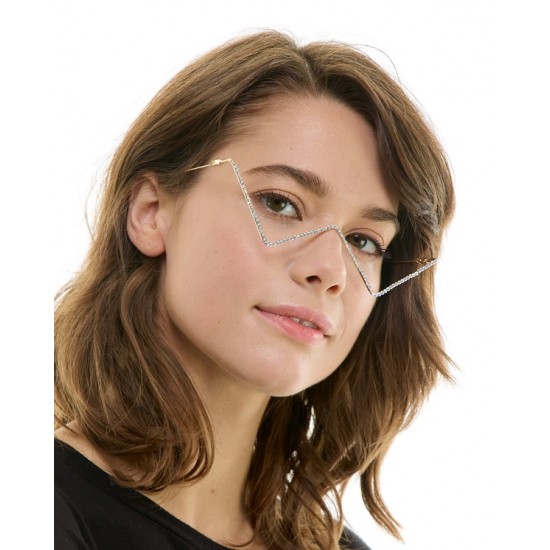 Zigzag Rhinestone Sunglasses