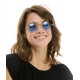 Blue Octagon Sunglasses