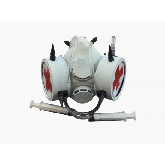 White Medic Spiked Gas Mask White Medic Spiked Gas Mask