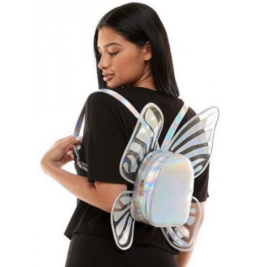 Silver Festival Butterfly Wing Backpack Silver Festival Butterfly Wing Backpack