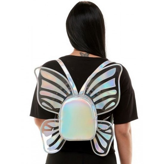 Silver Festival Butterfly Wing Backpack Silver Festival Butterfly Wing Backpack