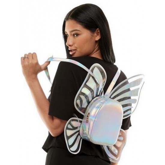 Silver Festival Butterfly Wing Backpack Silver Festival Butterfly Wing Backpack