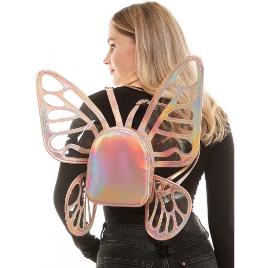 Rose Gold Festival Butterfly Wing Backpack Rose Gold Festival Butterfly Wing Backpack