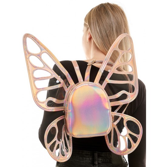 Rose Gold Festival Butterfly Wing Backpack Rose Gold Festival Butterfly Wing Backpack