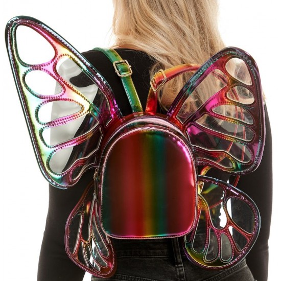 Rainbow Festival Butterfly Wing Backpack Rainbow Festival Butterfly Wing Backpack