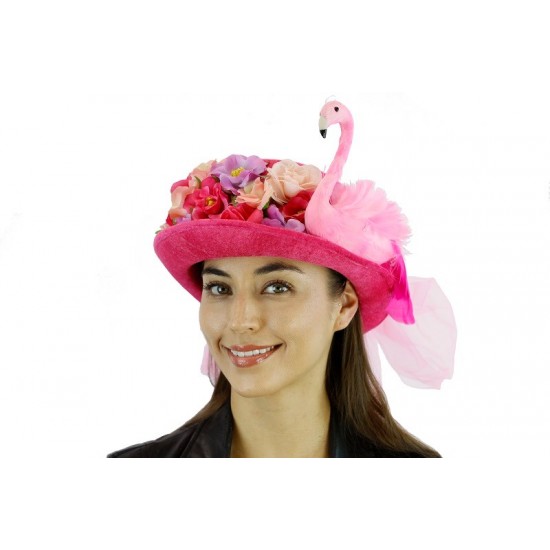 Pink Flamingo Top Hat