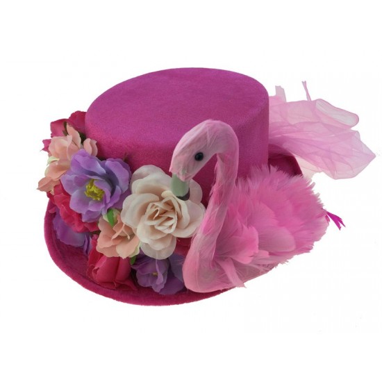 Pink Flamingo Top Hat