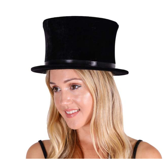 Black Velvet Top Hat Black Velvet Top Hat
