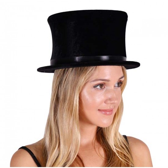 Black Velvet Top Hat Black Velvet Top Hat
