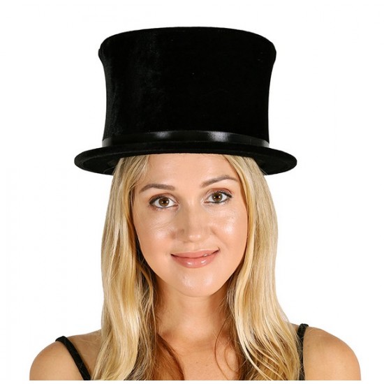 Black Velvet Top Hat Black Velvet Top Hat