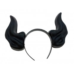 Black Demon Horn Headband Black Demon Horn Headband