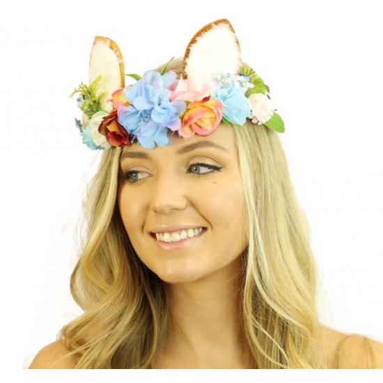 Floral Fox Ear Headband Floral Fox Ear Headband
