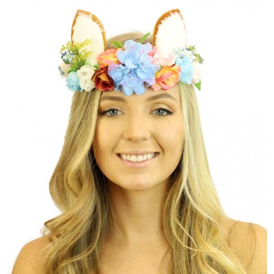 Floral Fox Ear Headband Floral Fox Ear Headband