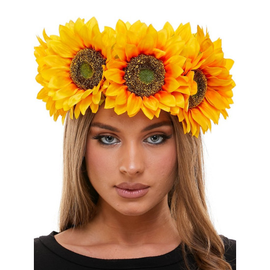 Sunflower Crown Headband Sunflower Crown Headband