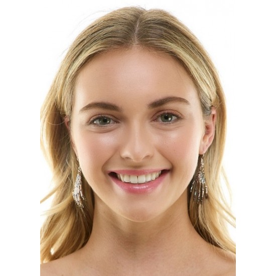 Skeleton Hand Dangle Earrings Skeleton Hand Dangle Earrings