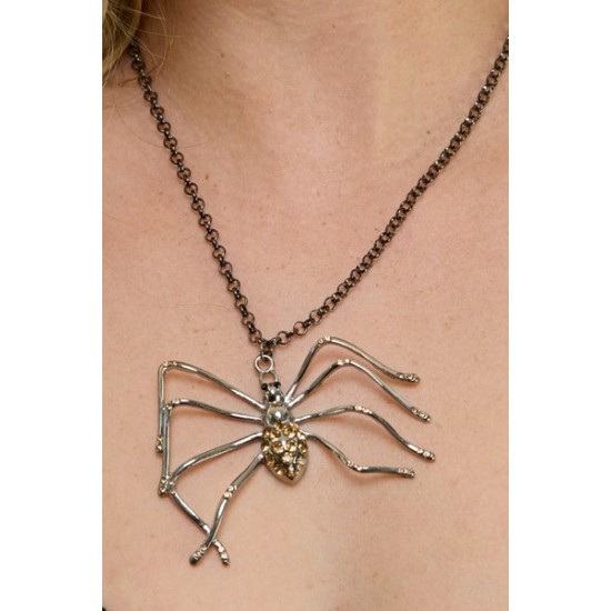 Oversized Spider Necklace