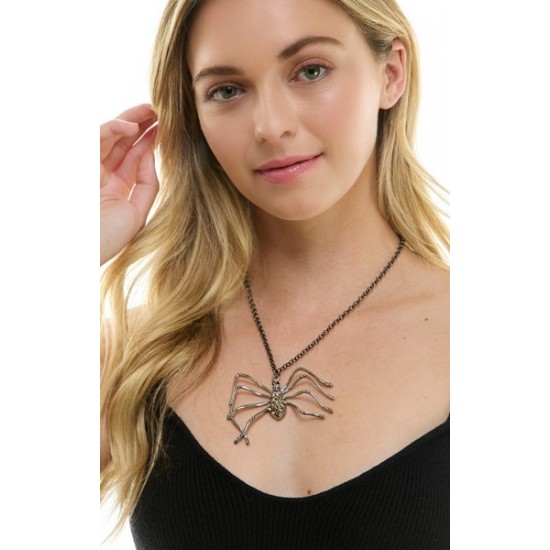 Oversized Spider Necklace