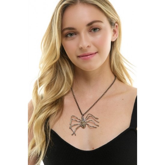 Oversized Spider Necklace