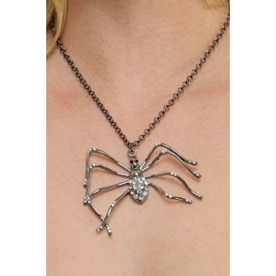 Oversized Spider Necklace