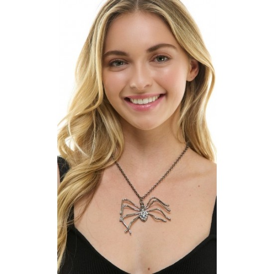 Oversized Spider Necklace