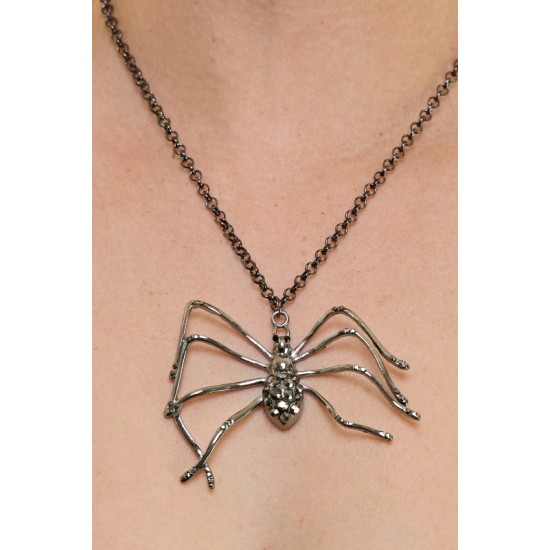 Oversized Spider Necklace
