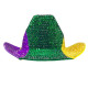 Mardi Gras Cowboy Hat Mardi Gras Cowboy Hat