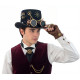Spiked Goggles Steampunk Top Hat