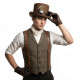 Feathered Gear Steampunk Top Hat