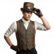 Feathered Gear Steampunk Top Hat