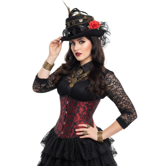 Victorian Steampunk Goggles Hat