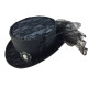 Black Lace Victorian Top Hat Black Lace Victorian Top Hat