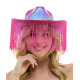 Iridescent Hot Pink Fringe Cowboy Hat