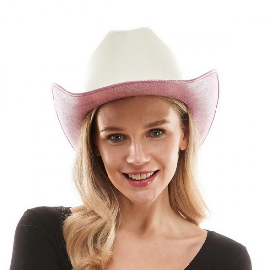 Shimmer Pink Cowboy Hat Shimmer Pink Cowboy Hat