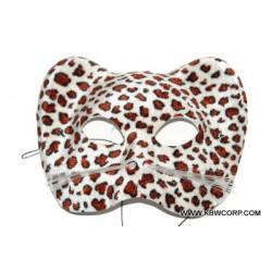 Leopard Print Cat Mask