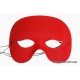 Red Masquerade Half Mask