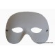 White Masquerade Half Mask