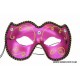 Hot Pink & Gold Masquerade Mask Hot Pink & Gold Masquerade Mask