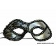 Silver Lace Overlay Masquerade Mask Silver Lace Overlay Masquerade Mask