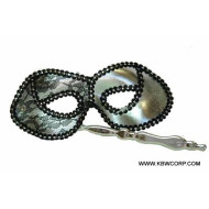 Silver Lace Masquerade Mask