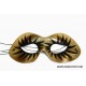 Gold Flame Eye Masquerade Mask