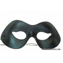 Black Fabric Masquerade Mask