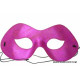Hot Pink Fabric Masquerade Mask