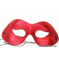 Red Fabric Masquerade Mask
