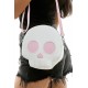 White Skull Crossbody with Pink Accents White Skull Crossbody with Pink Accents