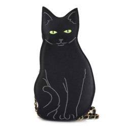 Black Cat Shaped Mini Crossbody bag