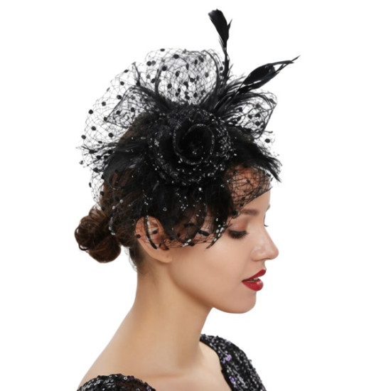 Black Fascinator