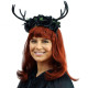 Black Rose Antler Headband