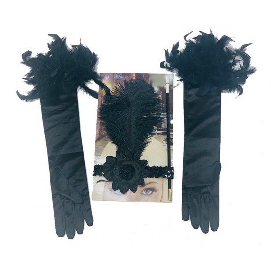 Black Feather Flapper Kit Black Feather Flapper Kit